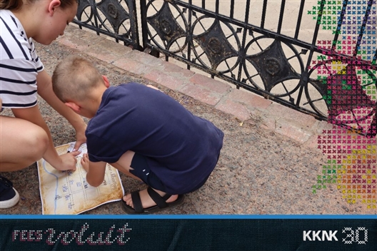 Historiese skattejag en skets